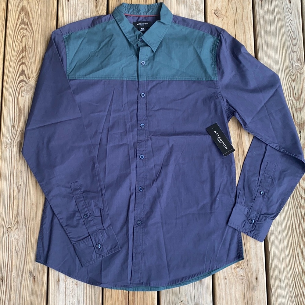 Attention Retro/ Vintage Look Men's Dress Shirt